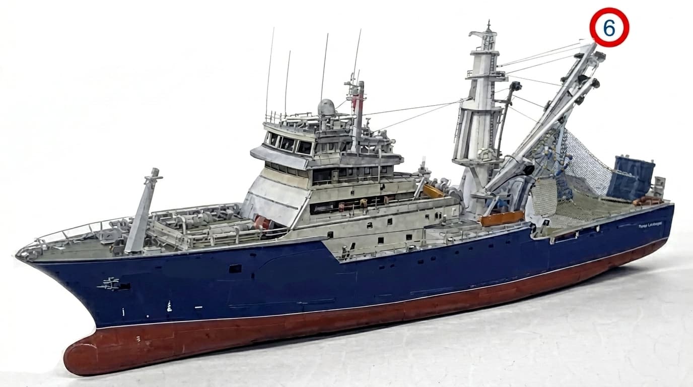 Ship diagram highlighting the Mast, Powerblock & Winch zone