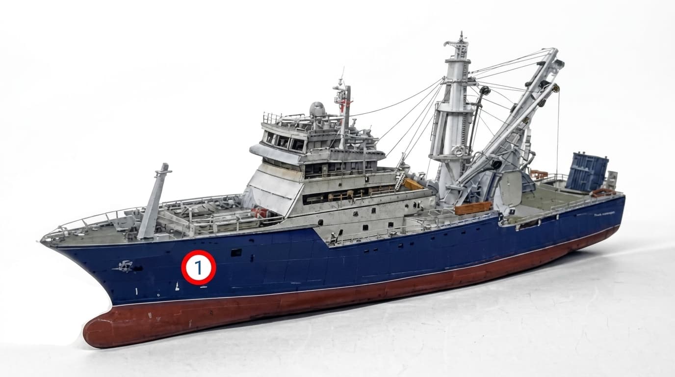 Ship diagram highlighting the Topside zone